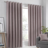 Fusion Strata Blush Eyelet Curtains Fusion Strata Blush Eyelet Curtains